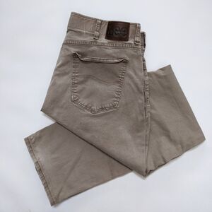 Lee straight fit tapered leg pants, men's 38 x 34